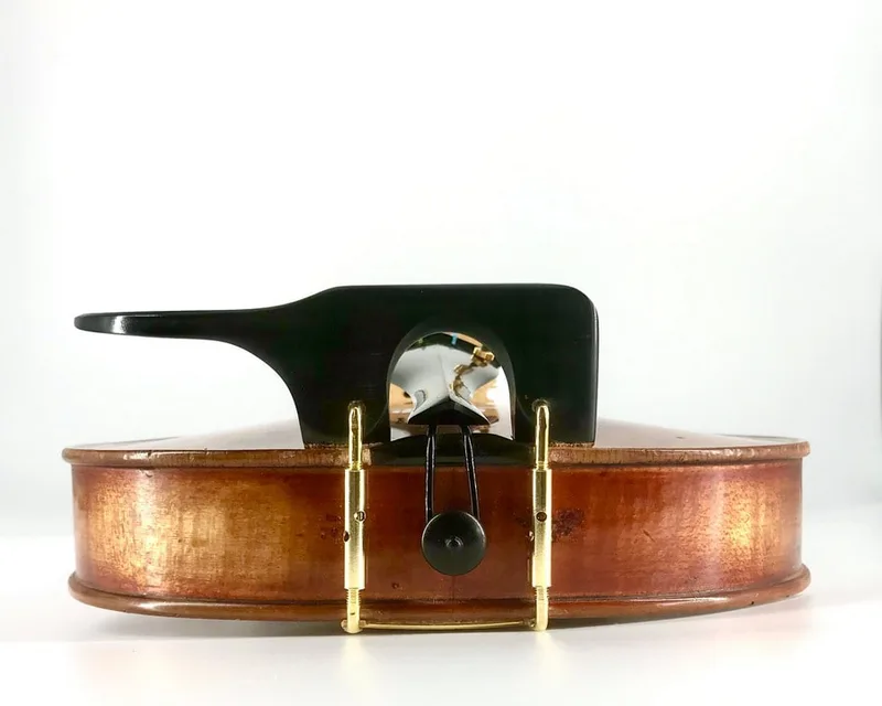 Ebony Tall WAVE II violin chinrest