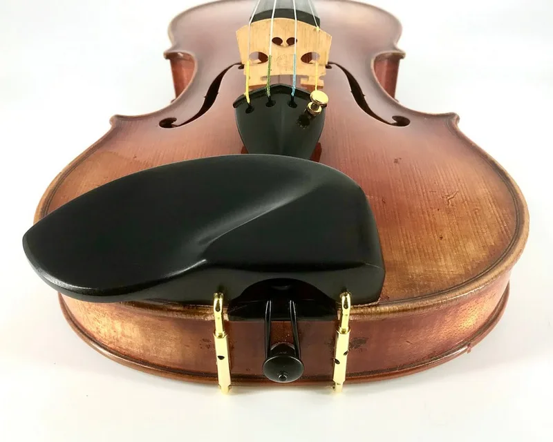 Ebony Low WAVE II violin chinrest