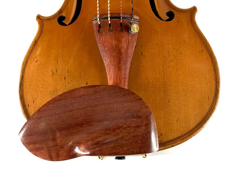 Padauk Tall WAVE I violin chinrest