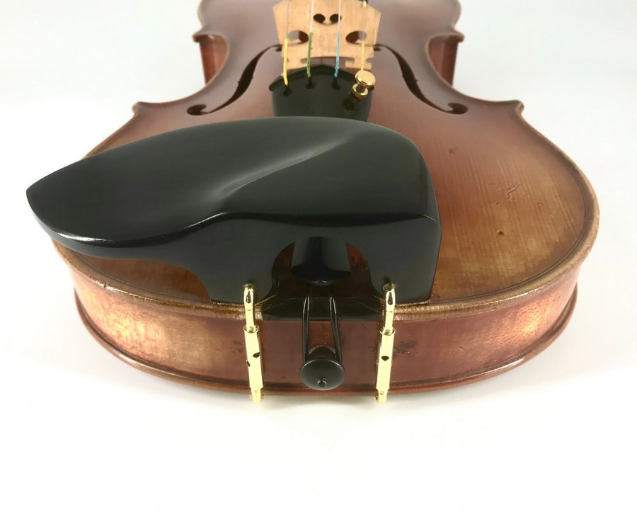 Ebony Tall WAVE II violin chinrest