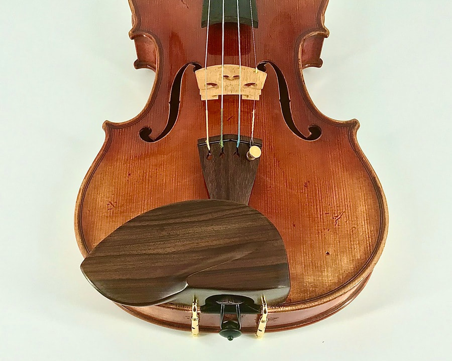 Rosewood Tall WAVE I violin chinrest